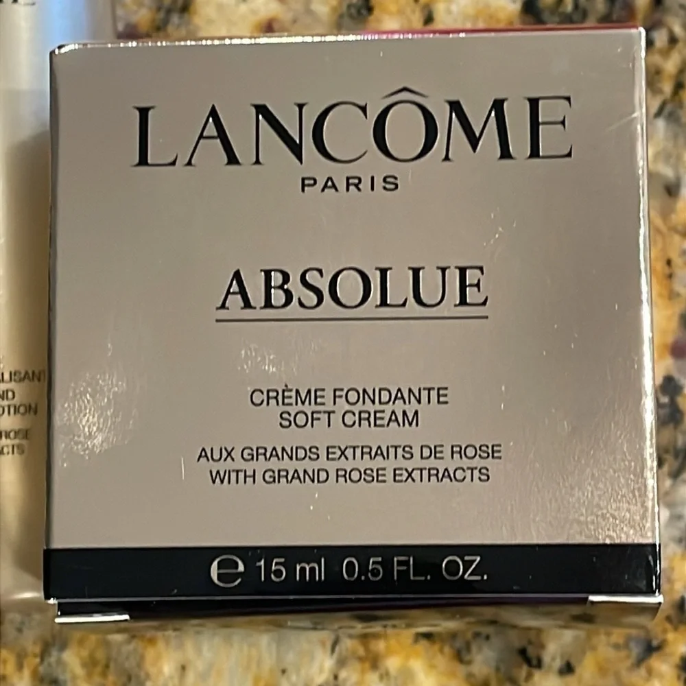 New Lancome Paris Absolue Sample Travel Trial Cream Toning Lotion and Serum